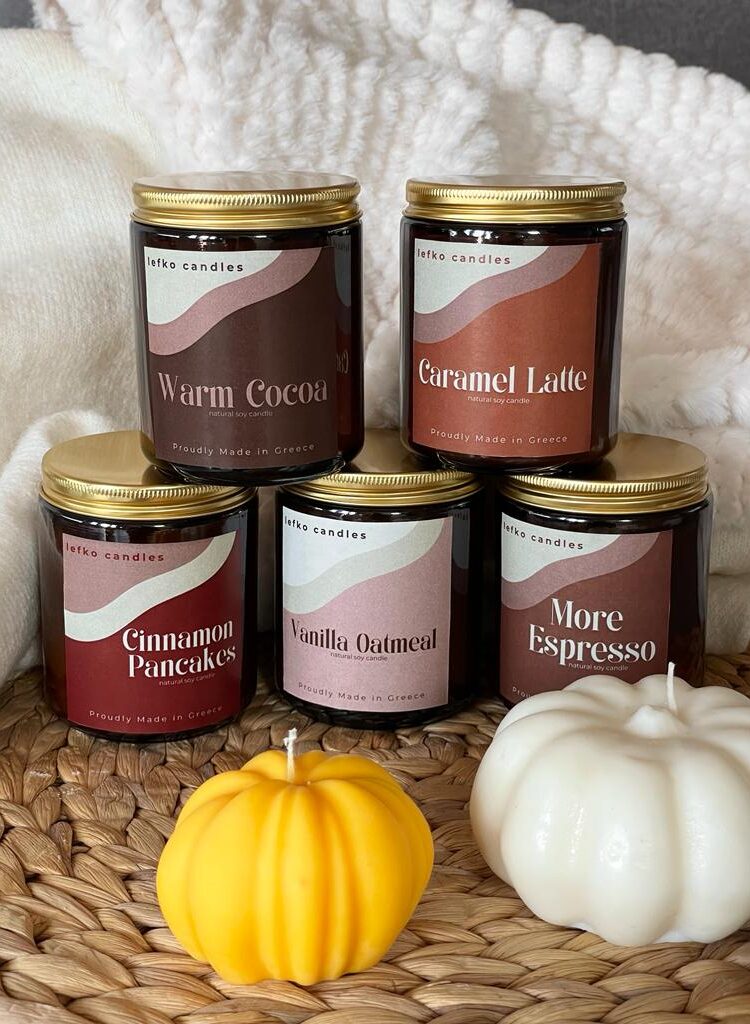 Autumn Soy Wax Candle Jar